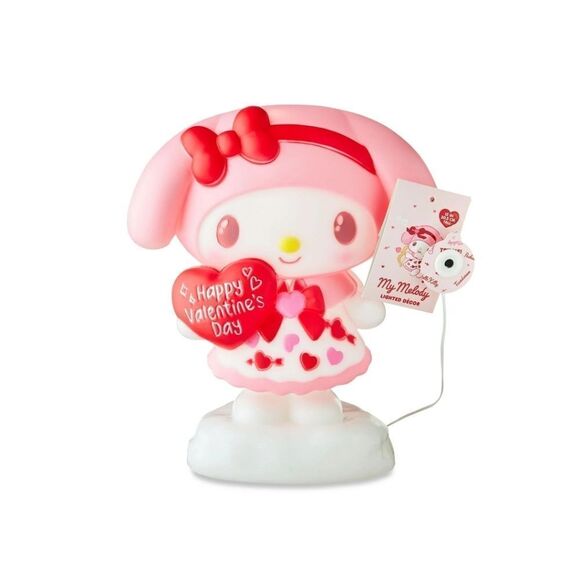 Sanrio Valentine's Day Blow Mold Décor Hello Kitty Kuromi and My Melody LED, 3pc - Picture 6 of 15